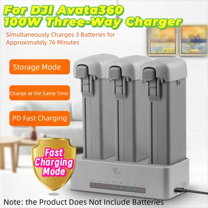 Cargador rápido de tres vías p - Drone Charging Hub reseña y precio